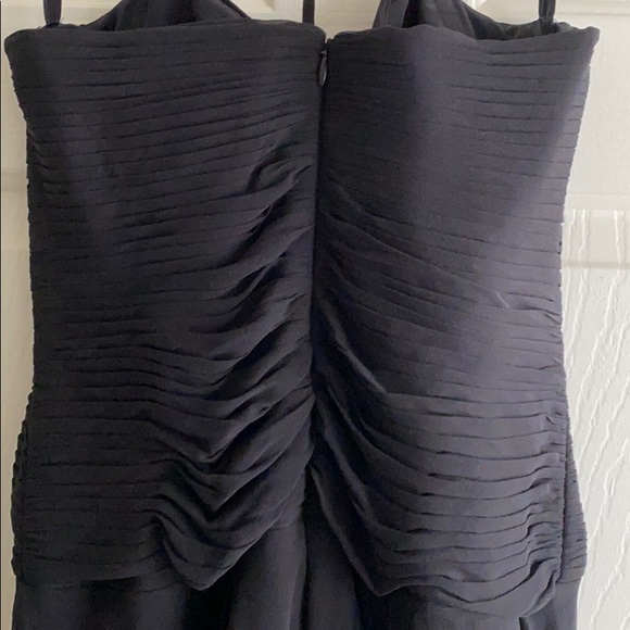 Strapless Dress Evening Gown Black Maxi Dress / Ruffle - Picture 12 of 14